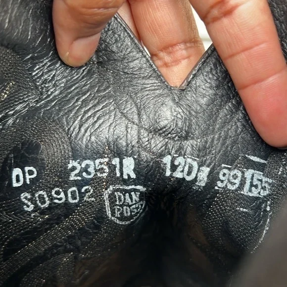 Dan Post | Tobacco Brown Leather Mens Cowboy Western Boots Size 12 - Picture 6 of 6